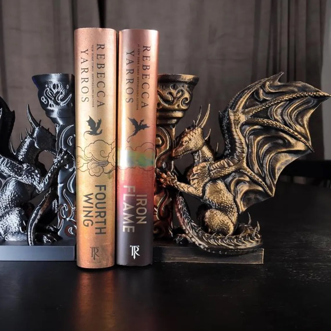 Empyrean Themed Dragon Book Ends