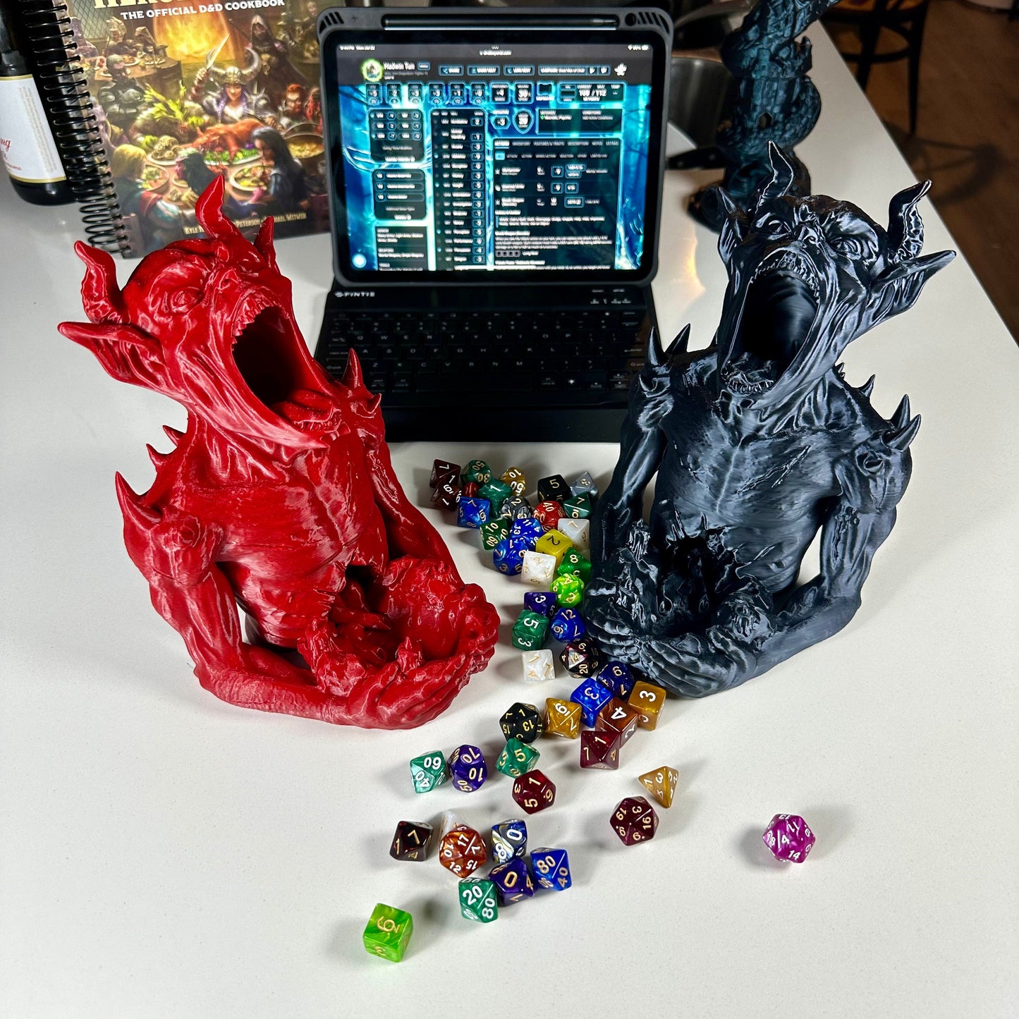 3D Printed Imp Dice Tower