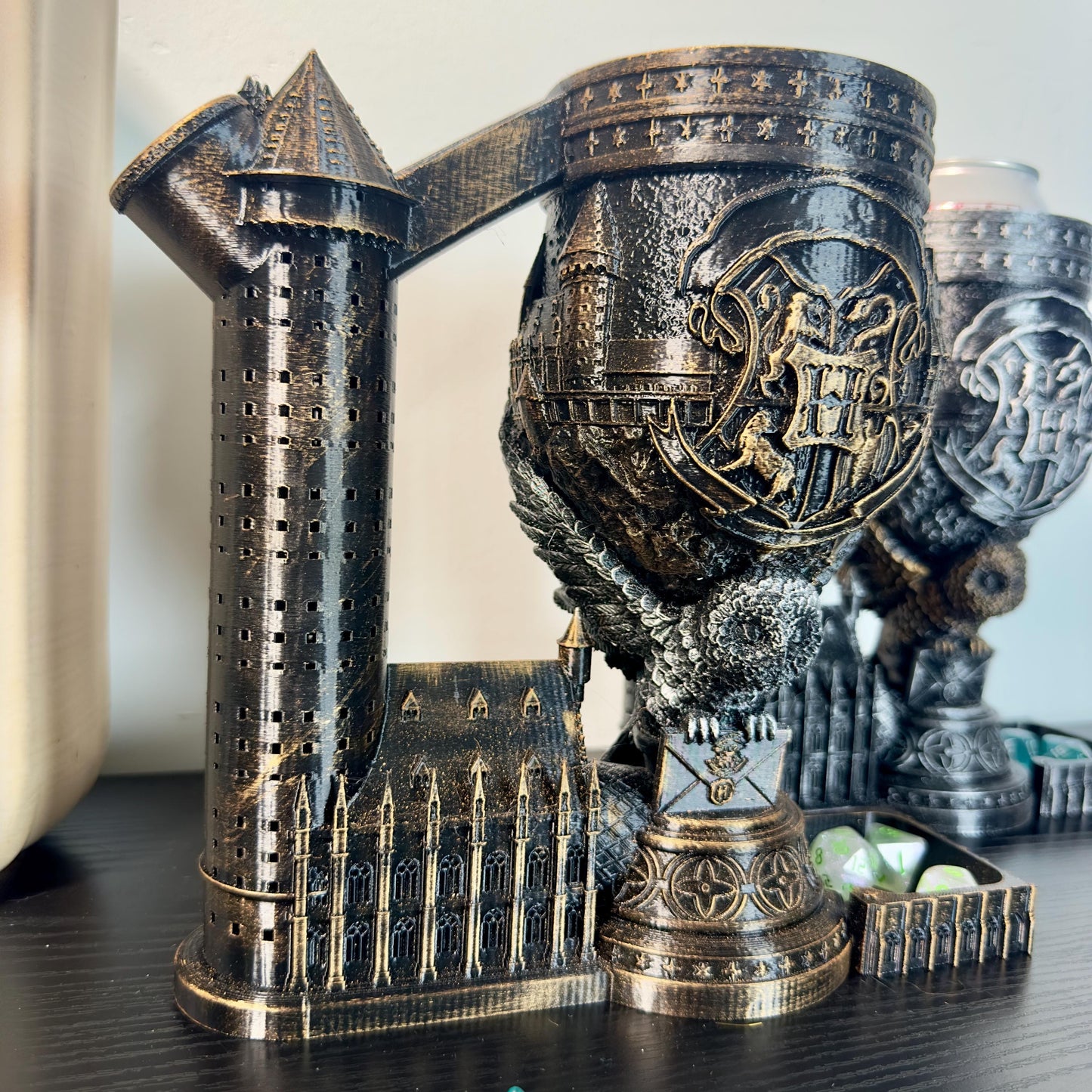 Wizard Castle Dice Tower and Can Holder