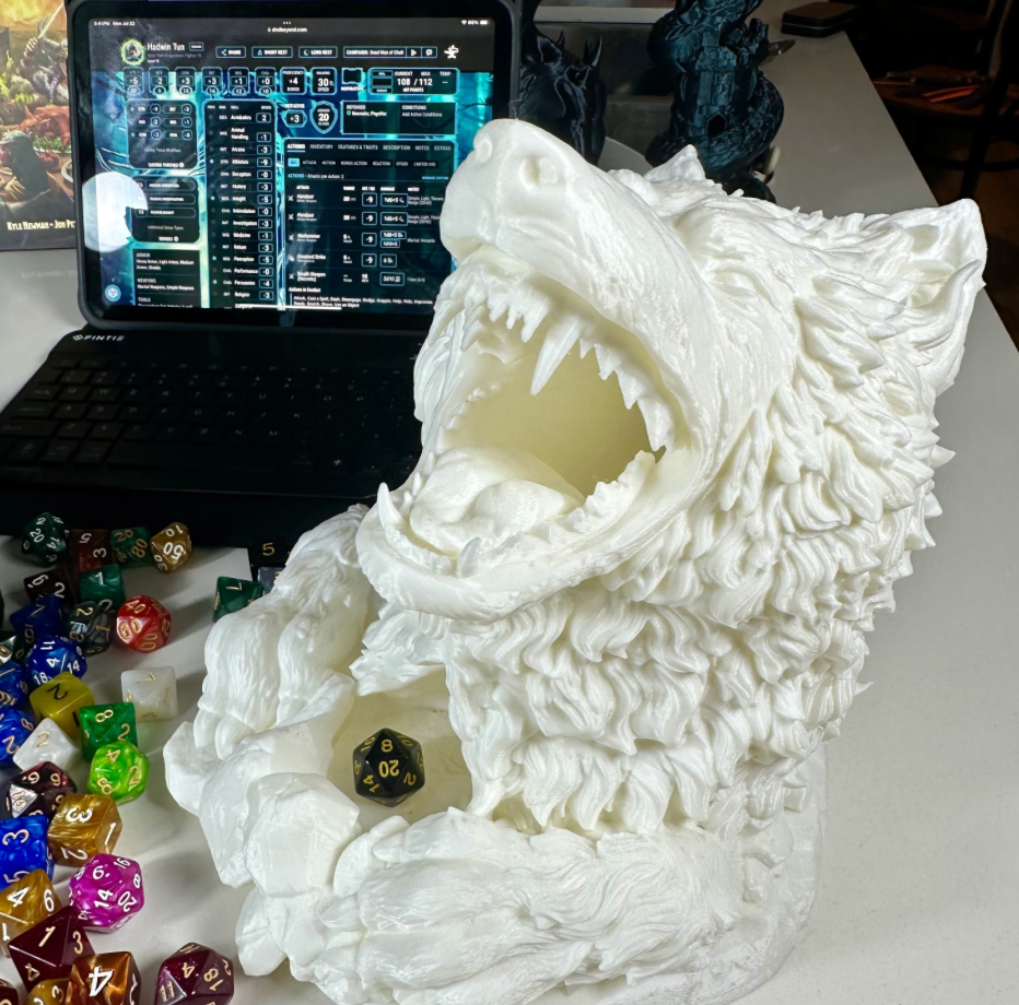 Wolf Dice Tower