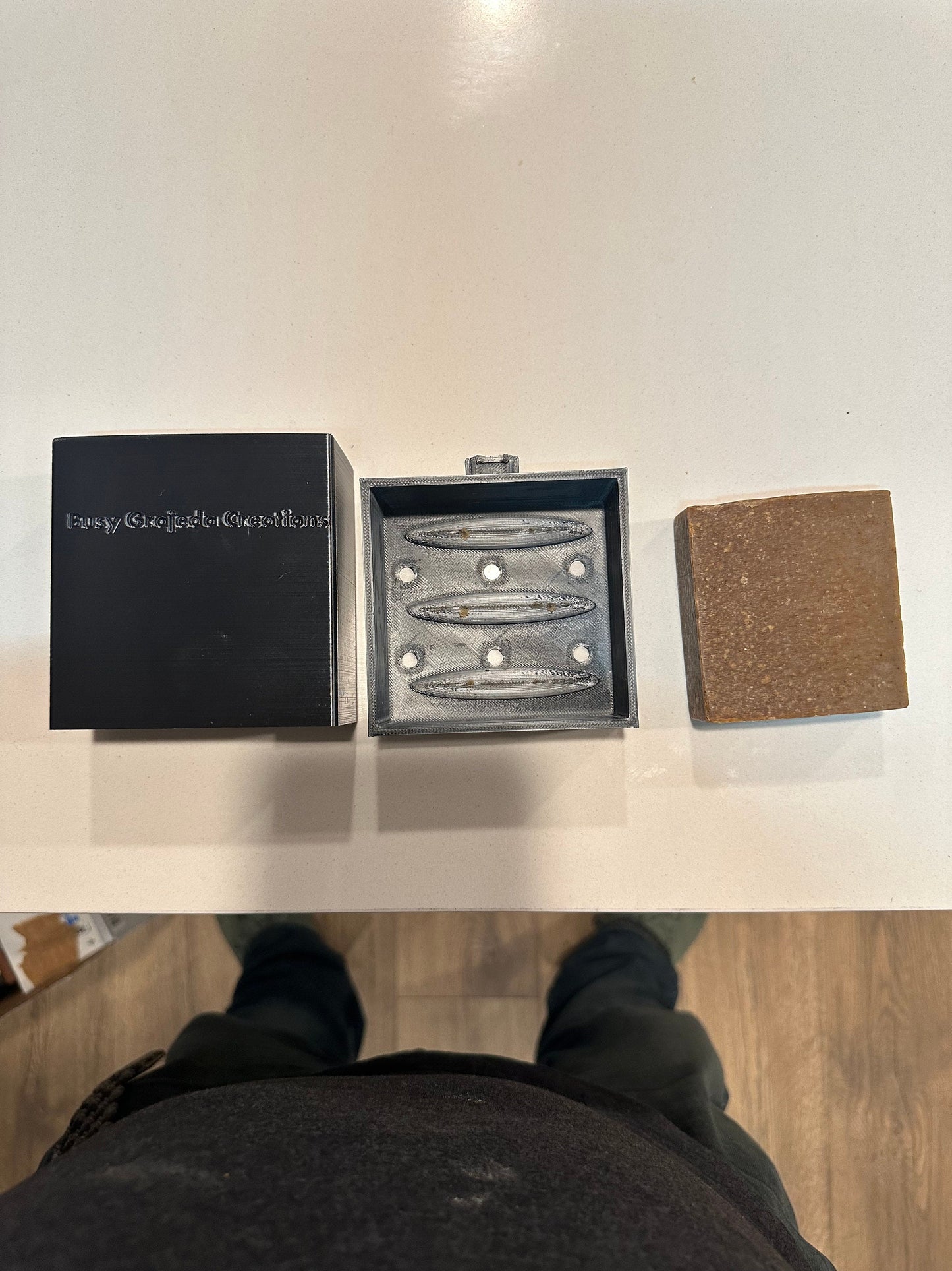Square Soap Bar Travel Case
