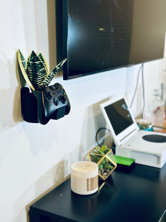 Wall Mounted Plant and Controller Holder