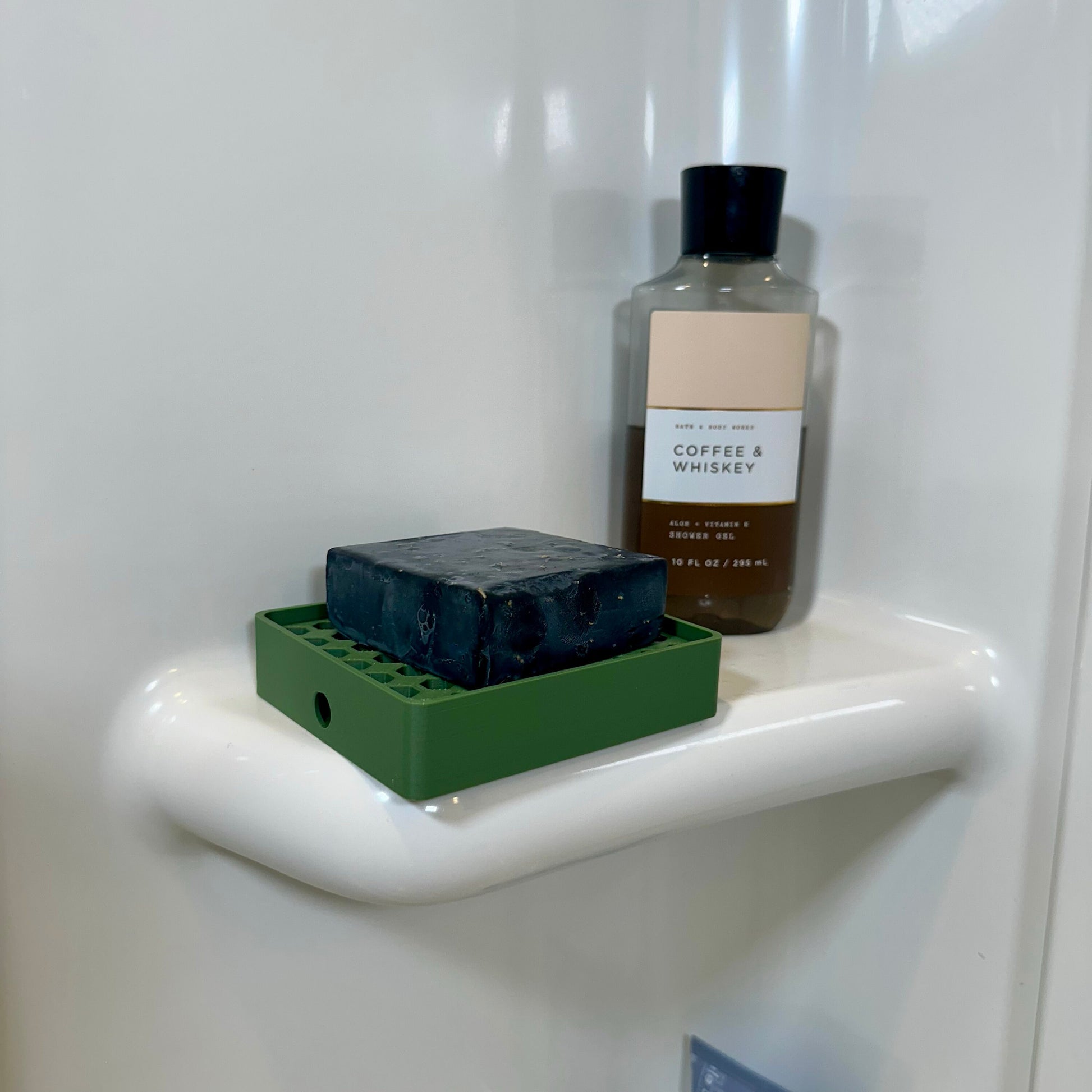 Modern Soap Bar Holder with Drain
