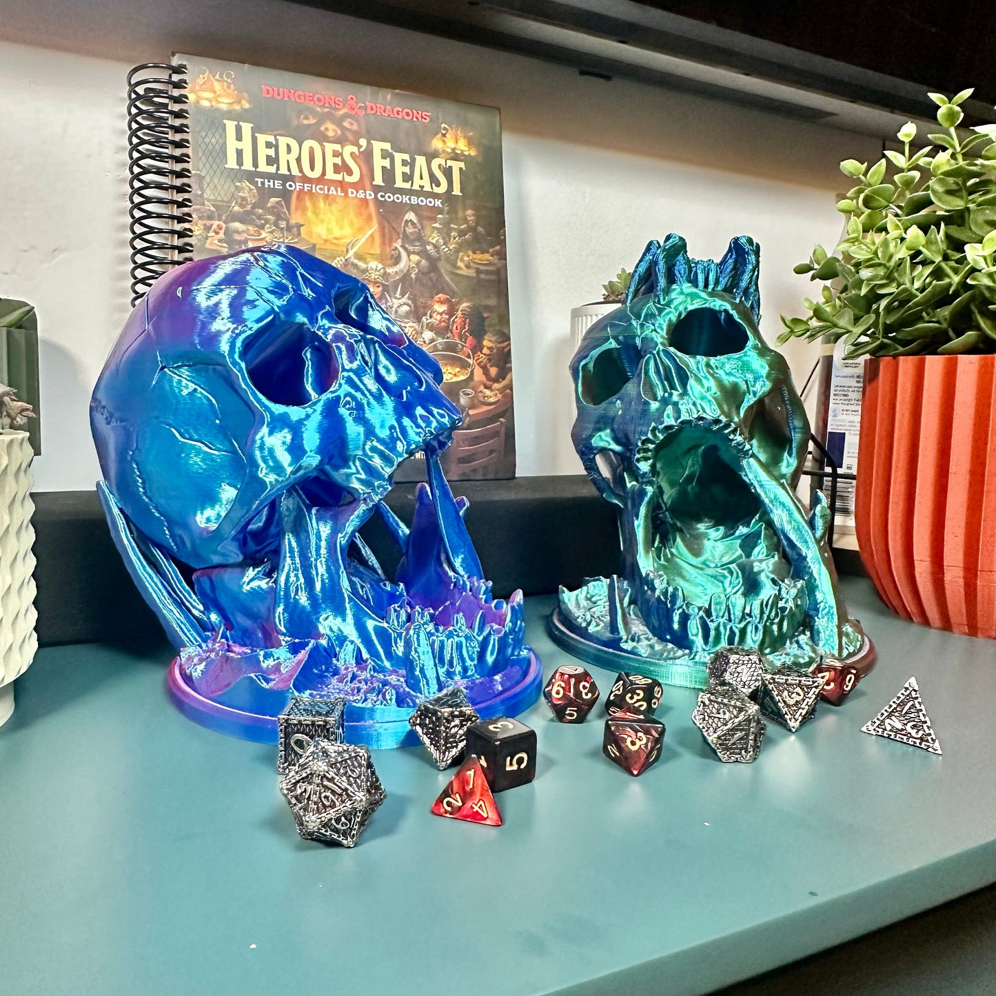 Desert Skull Dice Tower