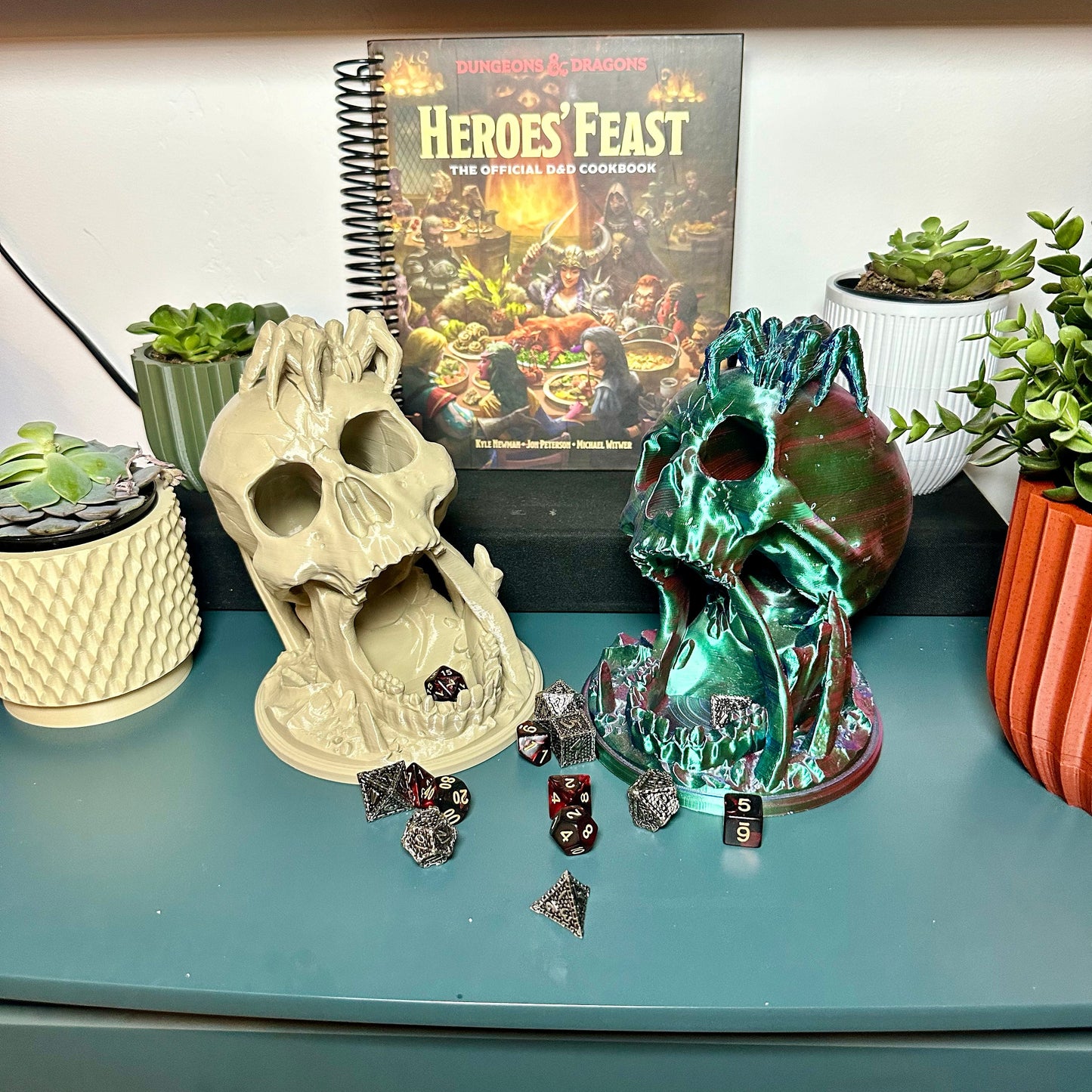 Desert Skull Dice Tower