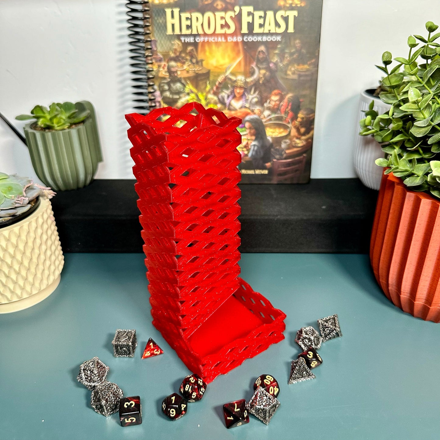 Crosshatch Dice Tower
