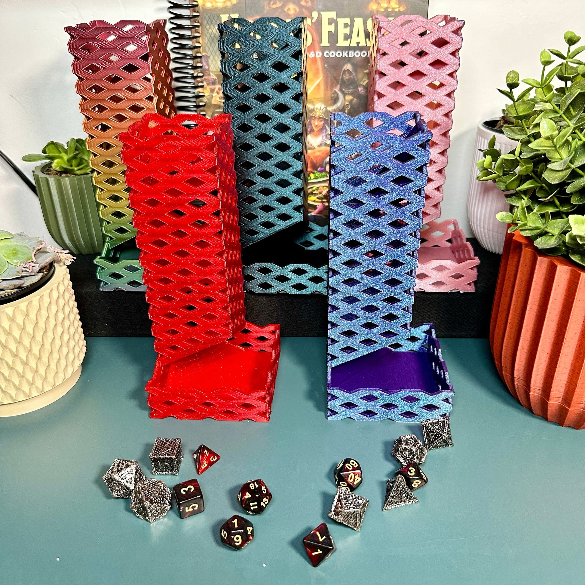 Crosshatch Dice Tower