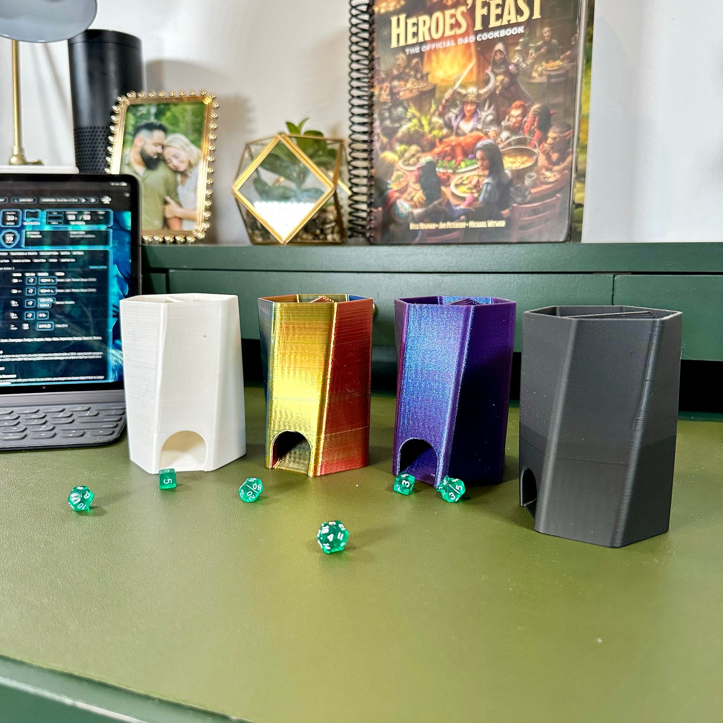 Minimalist Mini Dice Tower