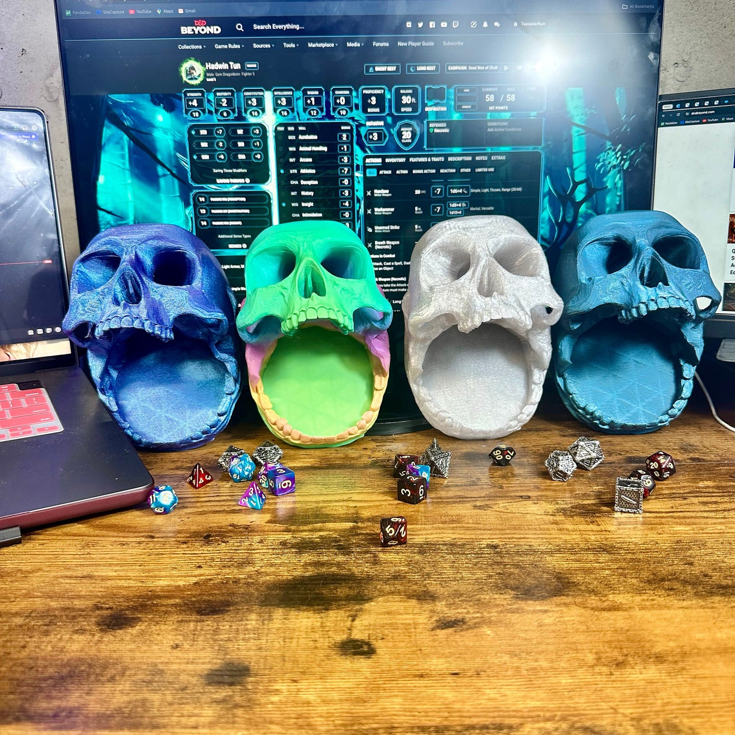 Skull Dice Tower