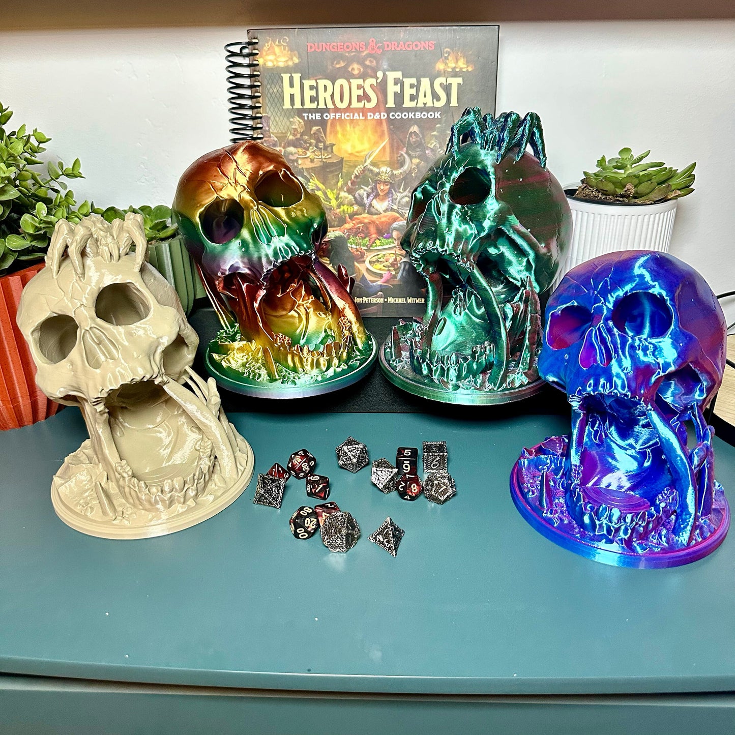 Desert Skull Dice Tower