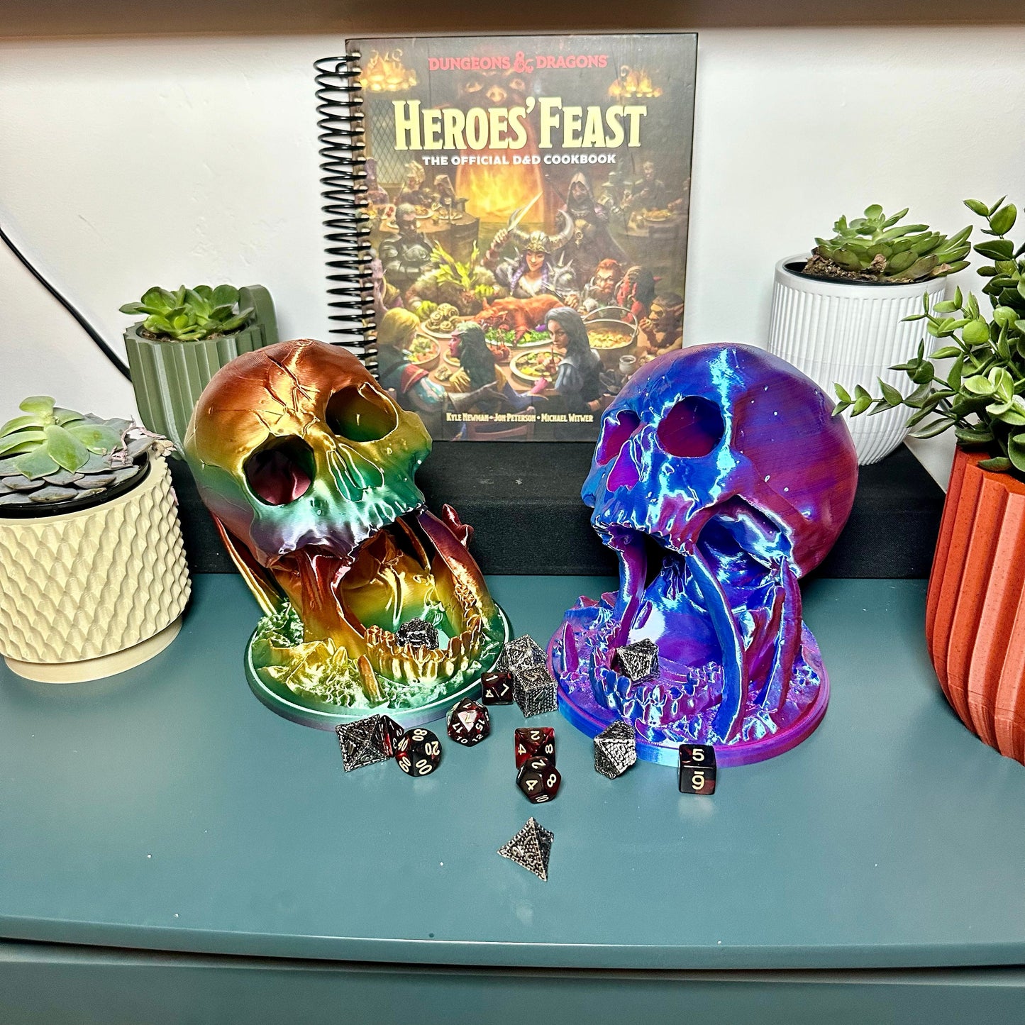 Desert Skull Dice Tower