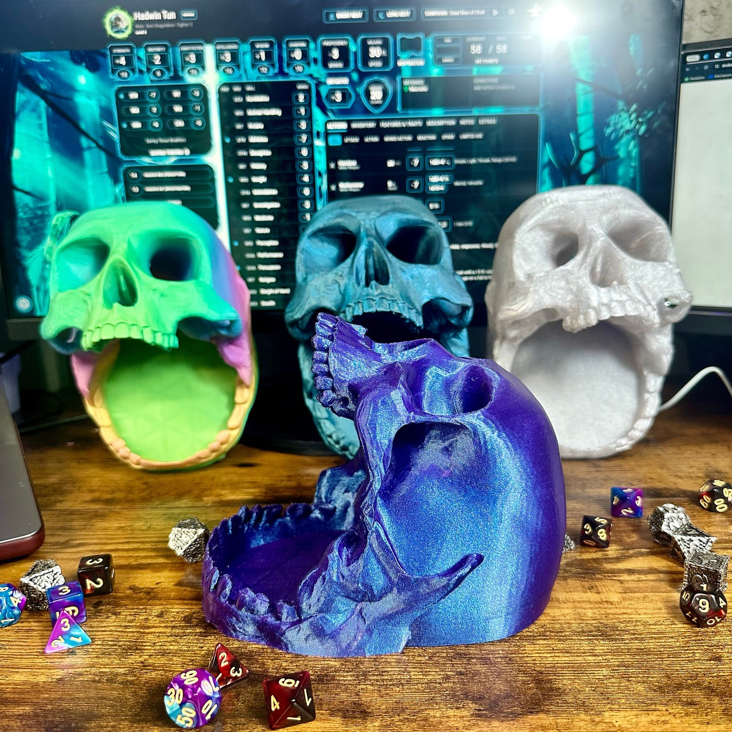 Skull Dice Tower