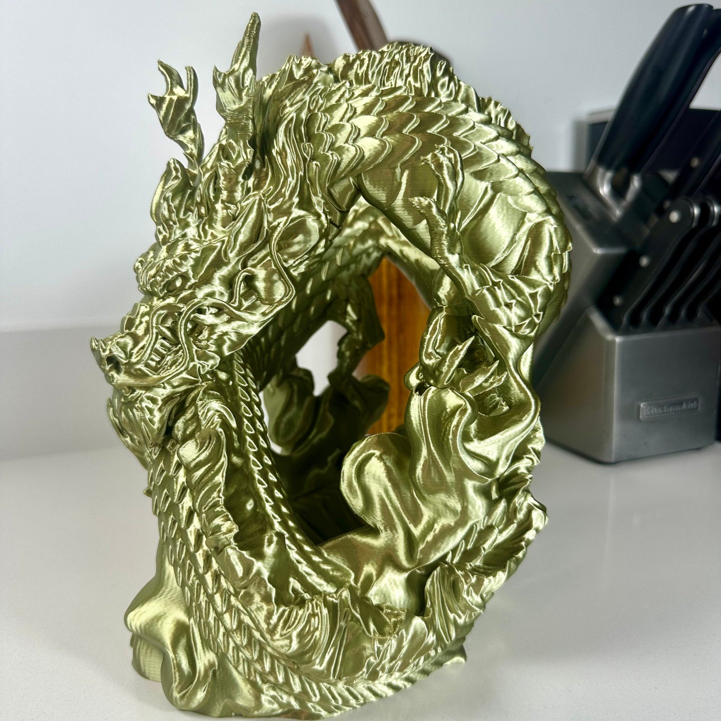 3D Printed Dragon Wine Holder