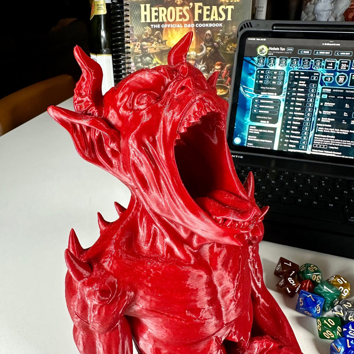 3D Printed Imp Dice Tower