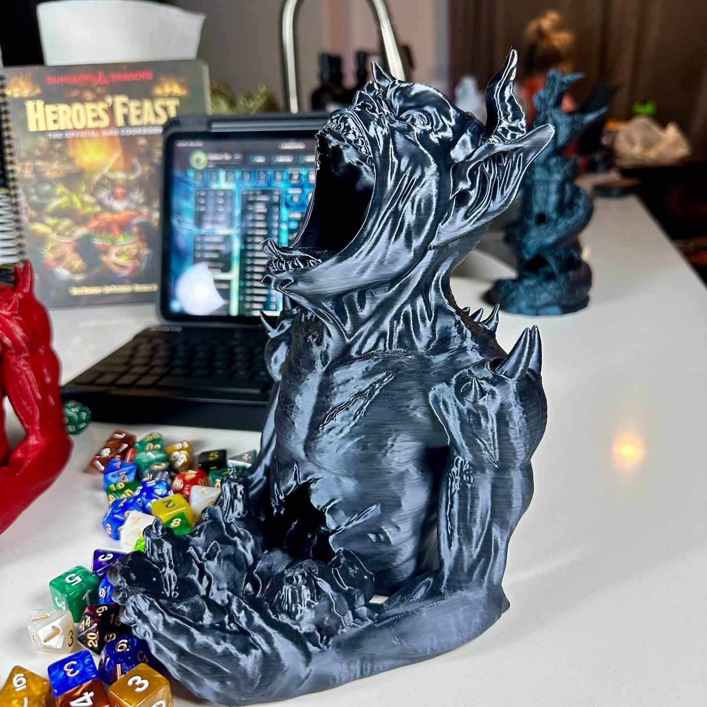 3D Printed Imp Dice Tower