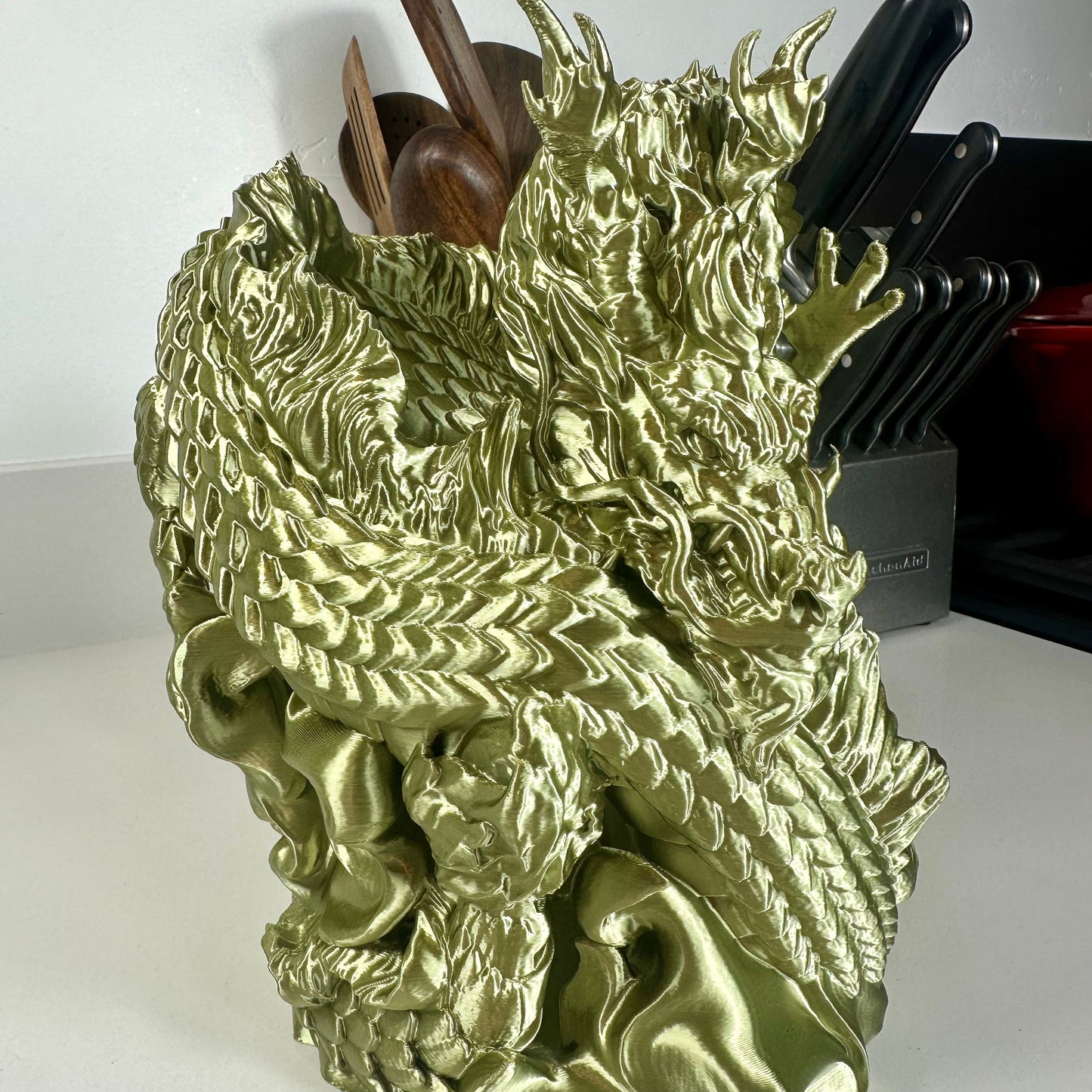 3D Printed Dragon Wine Holder