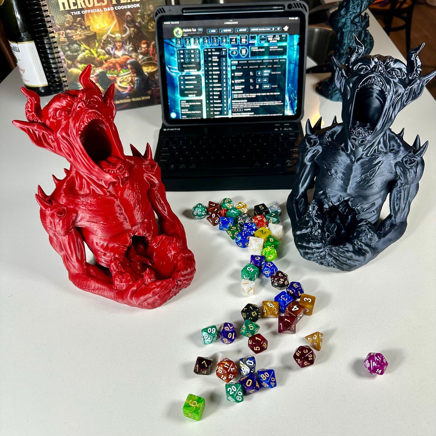3D Printed Imp Dice Tower