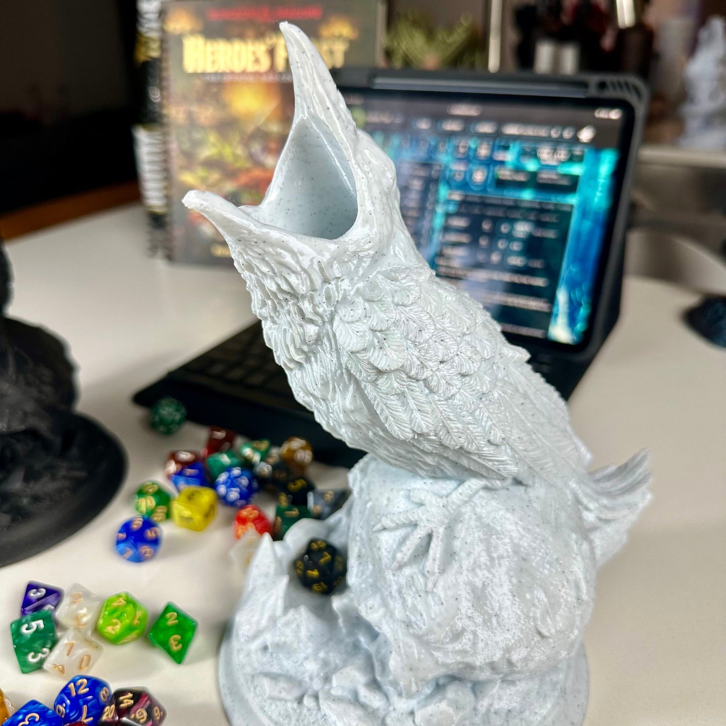 3D Printed Raven Dice Tower