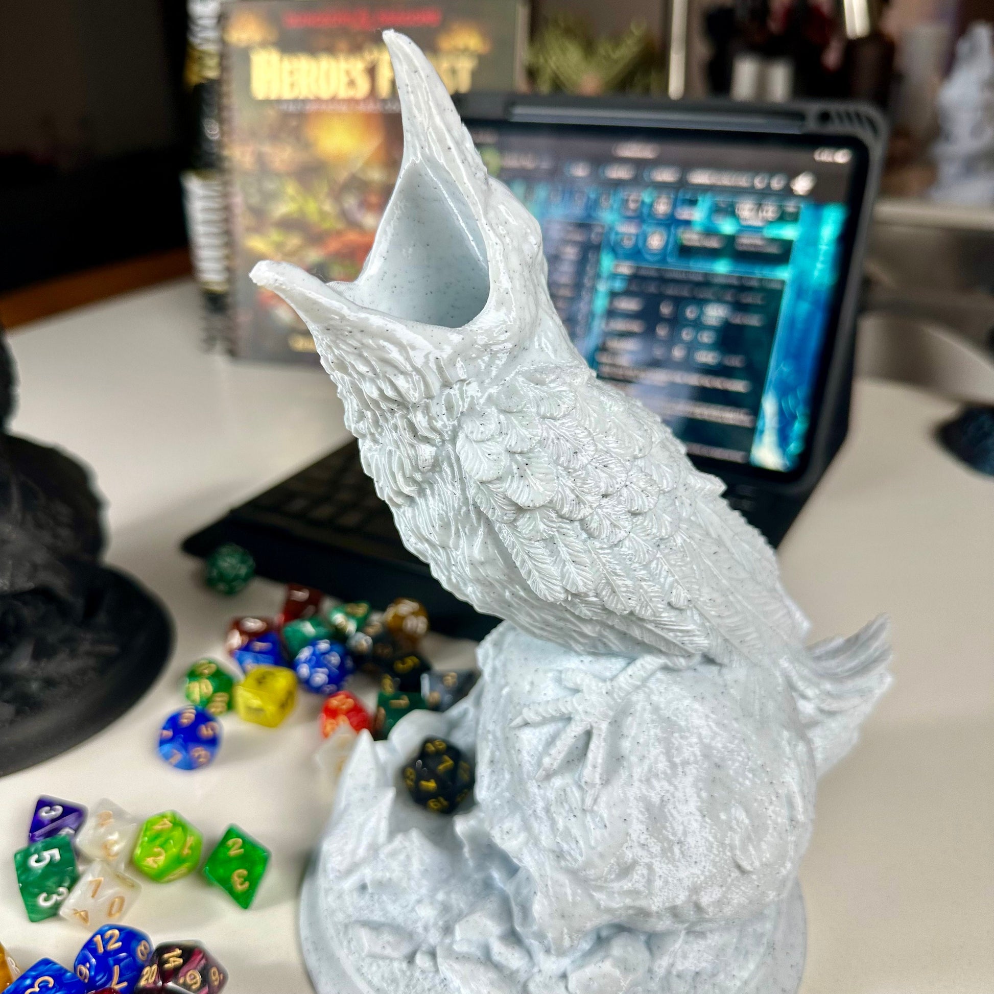 3D Printed Raven Dice Tower