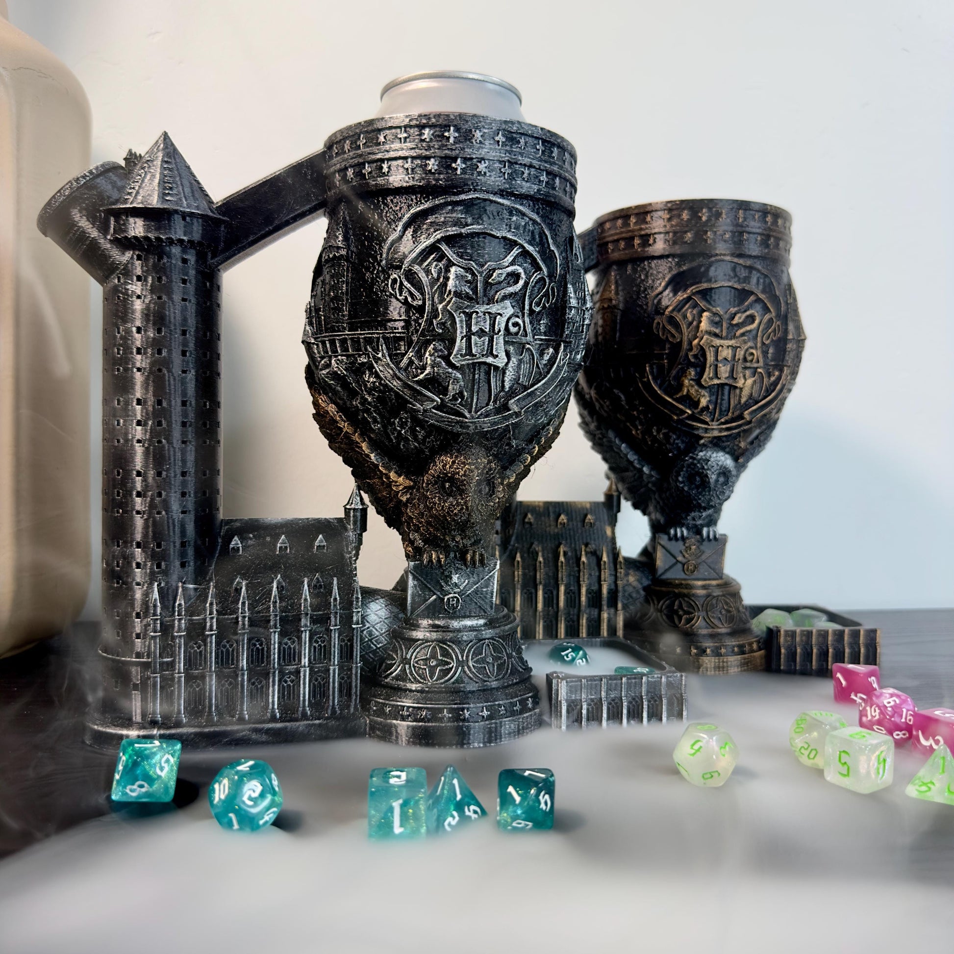 Wizard Castle Dice Tower and Can Holder