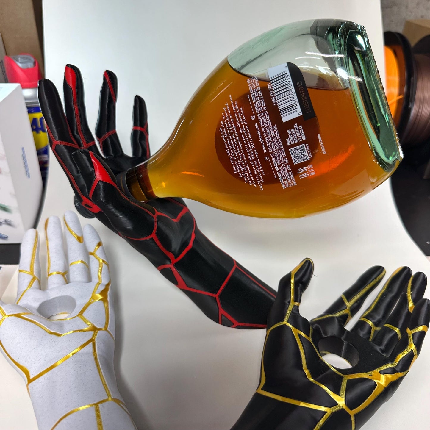 Kintsugi Inspired Wine Bottle Holder